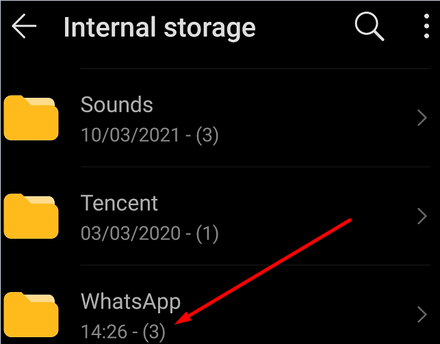 diretório whatsapp telefone android