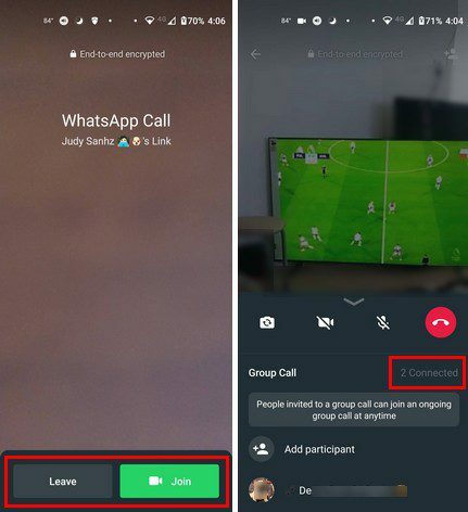 WhatsApp hívási link