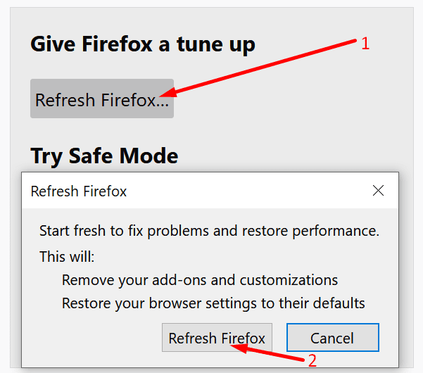actualizar firefox