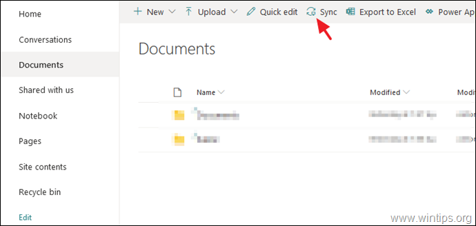 So synchronisieren Sie SharePoint-Dokumente mit Ihrem Computer mithilfe von OneDrive.