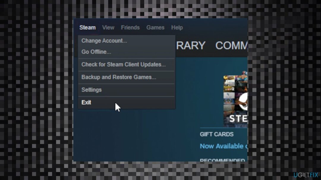 إعدادات Steam