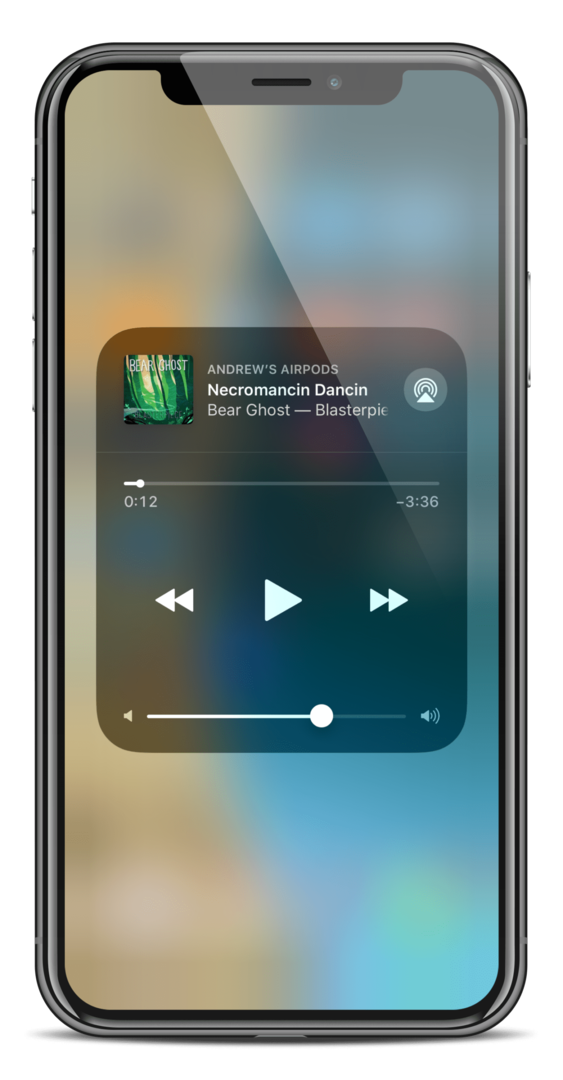 Widget de música de Apple