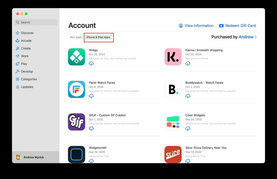 Prenesite aplikacije za iOS na Mac 2