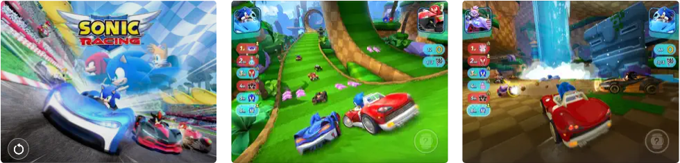 საუკეთესო თამაშები Apple Arcade Sonic Racing-ზე