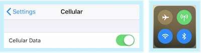 Zapněte tato tlačítka, pokud vaše mobilní data iPhone nefungují.