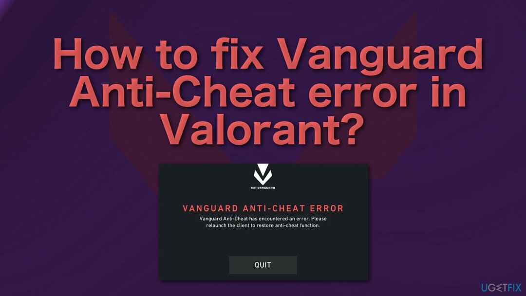 Jak opravit chybu Vanguard Anti-Cheat ve Valorant?