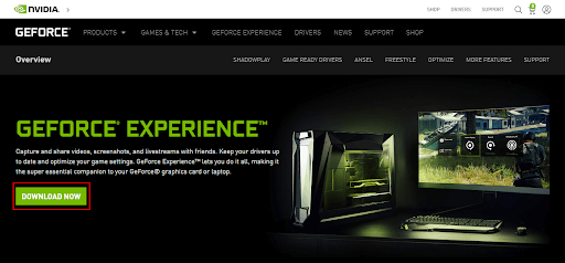 Laden Sie Nvidia Geforce Experience herunter