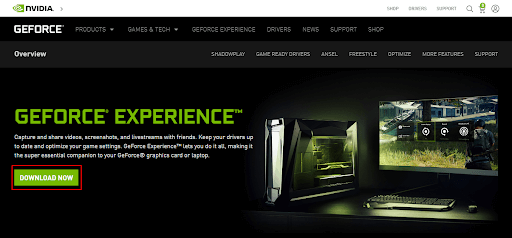 Descărcați Nvidia Geforce Experience