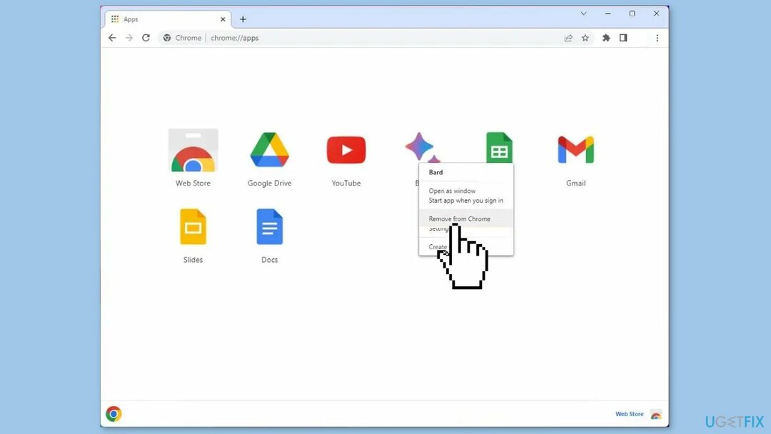 Utiliser la désinstallation de Google Chrome