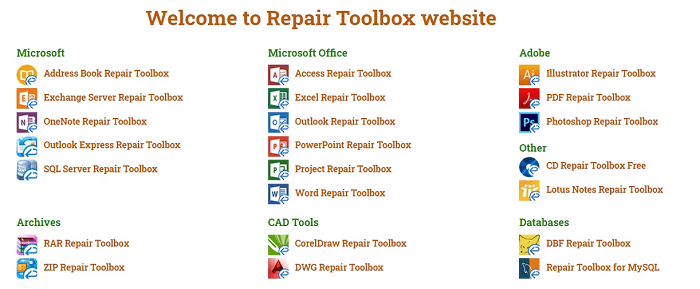 Toolbox reparieren