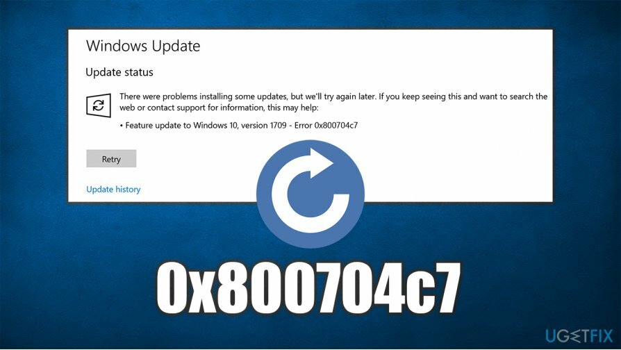 כיצד לתקן את שגיאת Windows Update 0x800704c7?