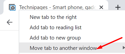 chrome-move-tab-į-kitą-langą