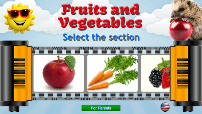 ผักและผลไม้สำหรับเด็ก
