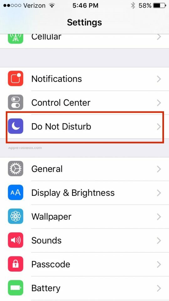 Como usar o Não perturbe no iPhone