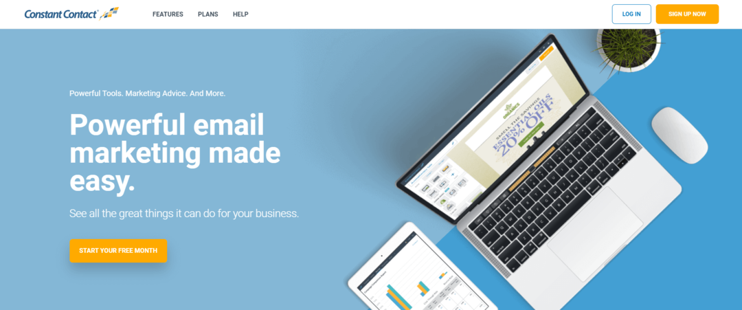 Constant Contact: el mejor software de marketing por correo electrónico
