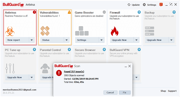 BullGuard Antivirus – parim viirusetõrjetarkvara