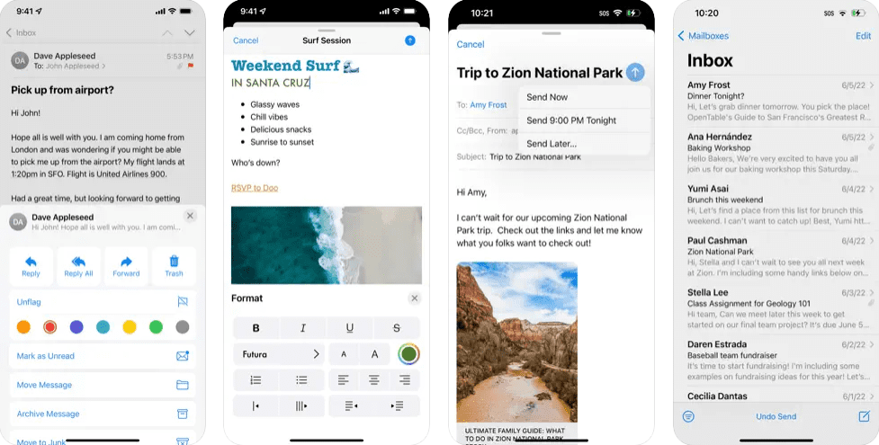 beste E-Mail-App für iPhone Apple Mail