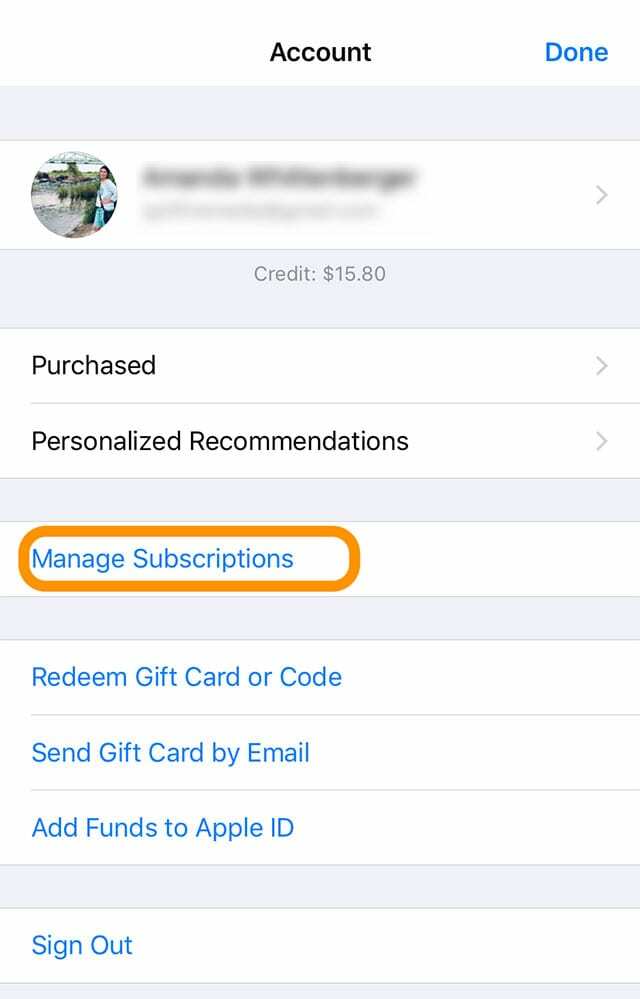 előfizetések kezelése az App Store alkalmazásban iPhone iOS 12