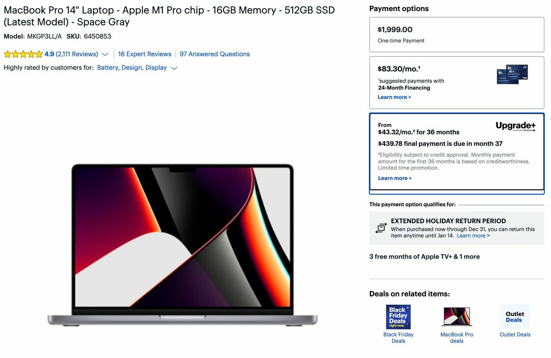 Comment obtenir un nouveau MacBook avec le programme Upgrade+ de Best Buy - 1