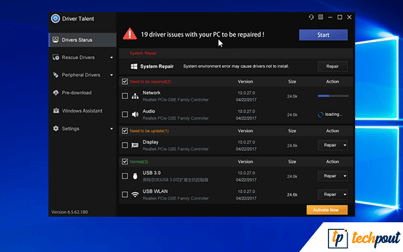 Driver_Talent Updater programmatūra