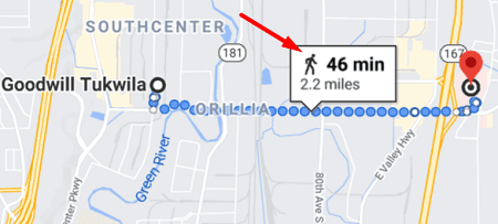 google-maps-informace o vzdálenosti