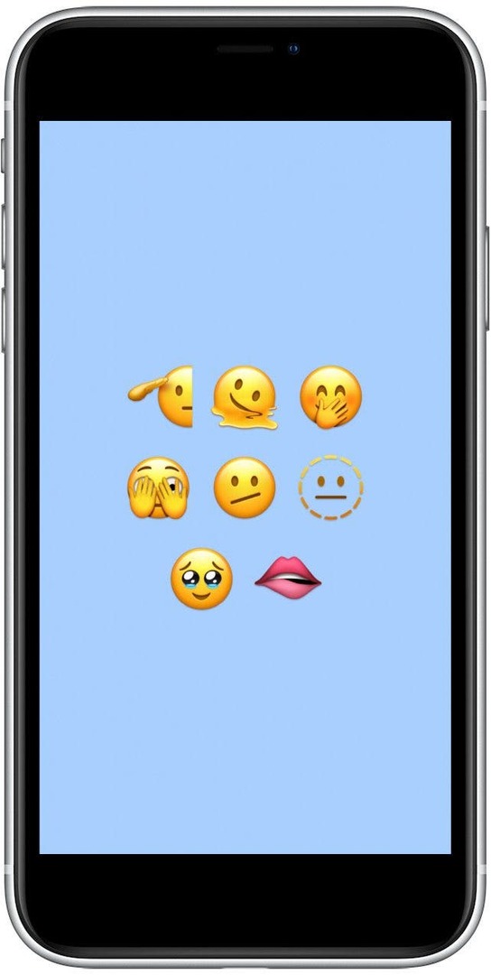 Nuevos emojis de caritas sonrientes 2022