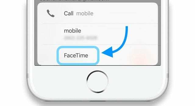 Contatti App Call Opzioni iOS iPhone