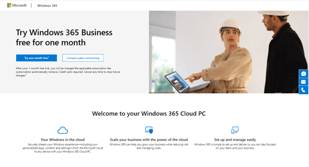 พีซีระบบคลาวด์ Windows 365