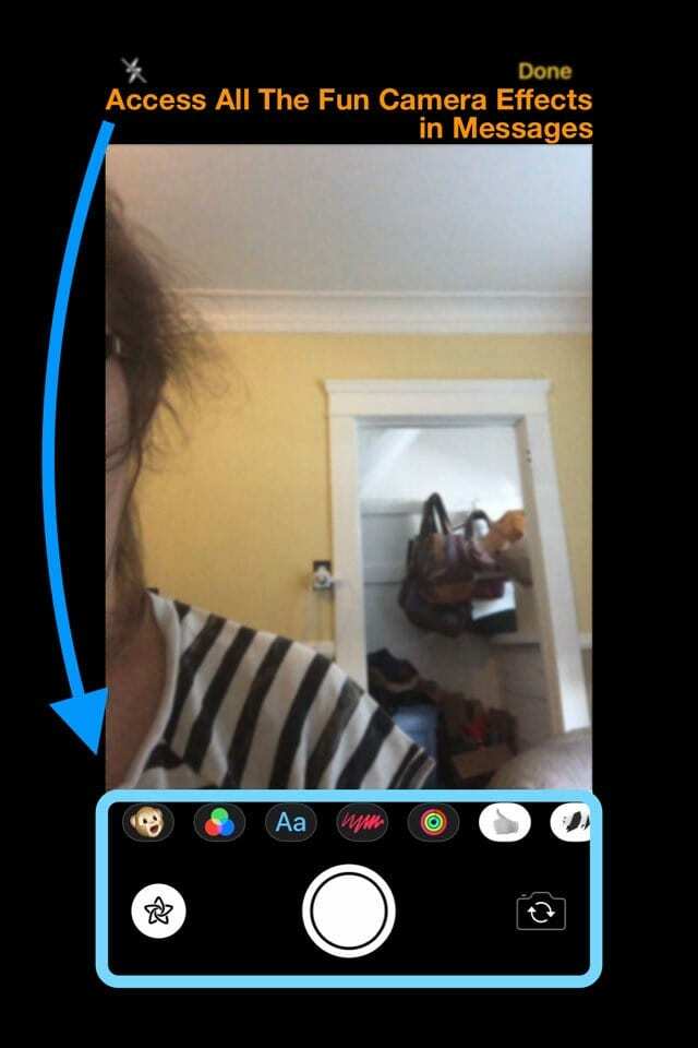 Effets et filtres de l'appareil photo désormais dans l'application Message avec iOS 12