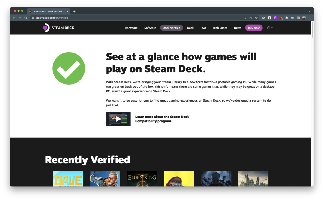 Steam Deck에서 게임 호환성을 확인하는 방법 - 1