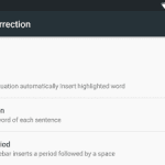 Moto G5: отключить коррекцию орфографии