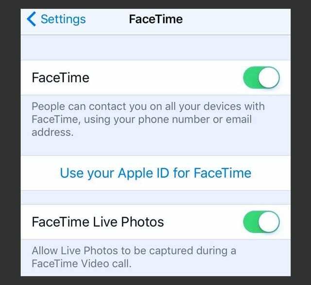 FaceTime funktioniert nicht in iOS 11, How-To Fix
