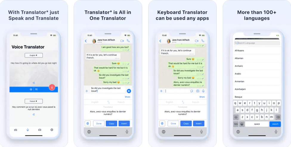 Beste oversettelsesapp for iPhone-oversetter