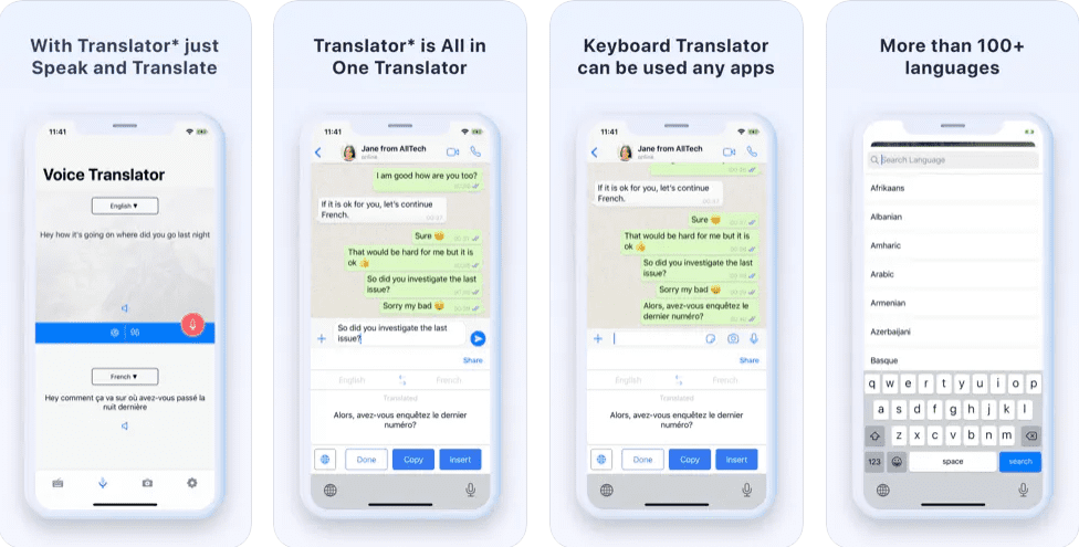 Лучшее приложение для перевода для iPhone Translator