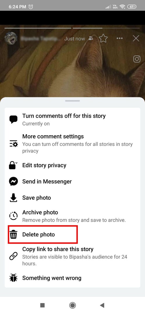Katso Kuinka poistaa Facebook-tarina Androidissa