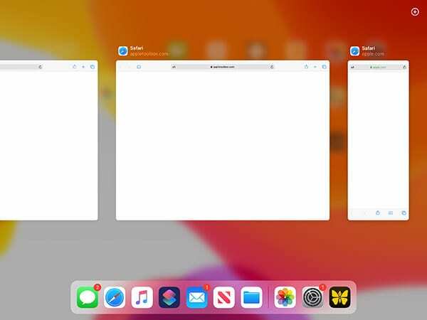 Multitasking iPadOS - Esposizione app