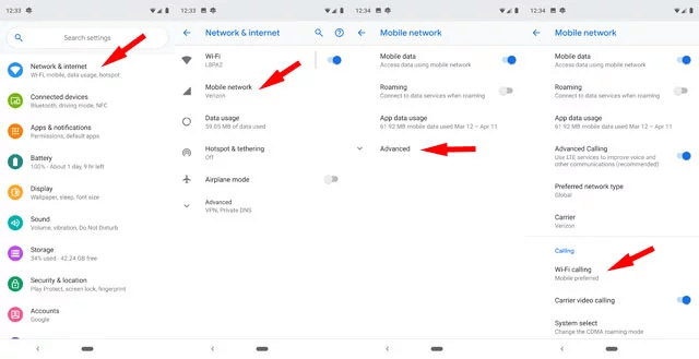 Android'de WiFi Aramasını Etkinleştir