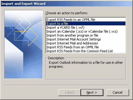 Outlook-2010-export-to-file