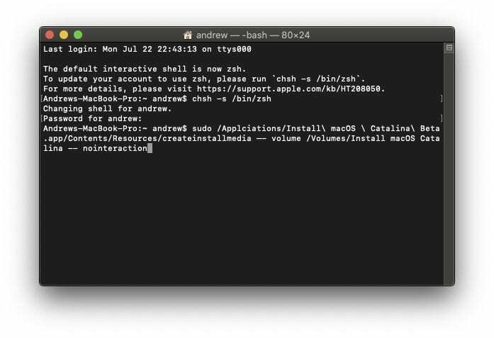 Creați un program de instalare USB macOS