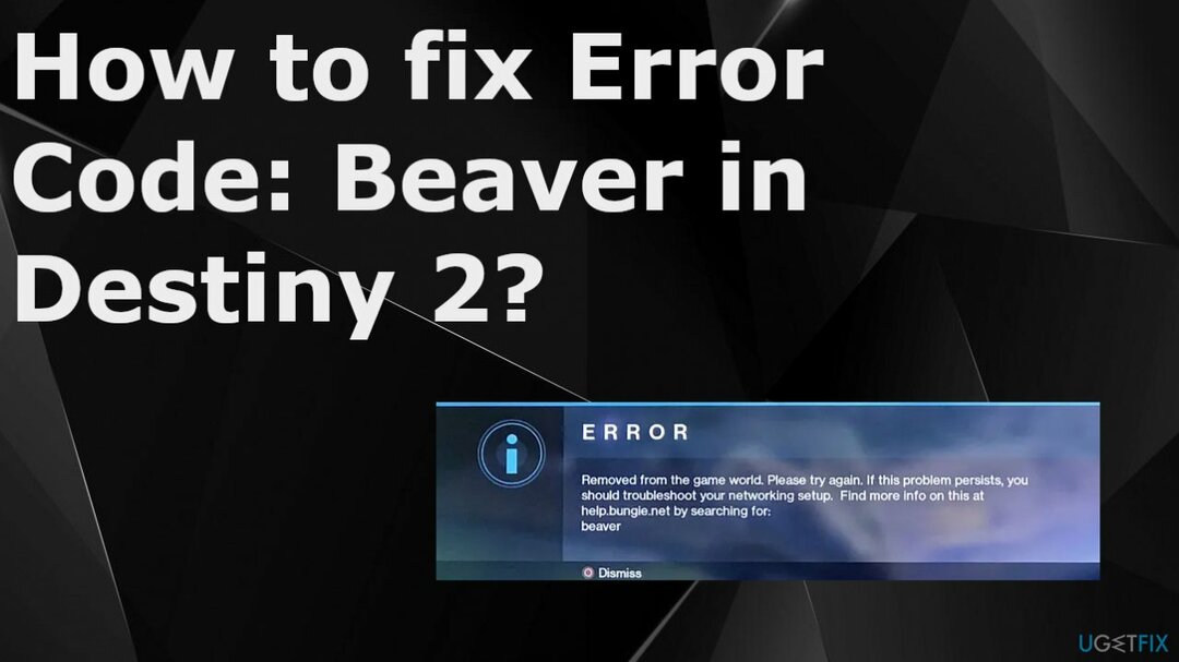 Beaver chybový kód 