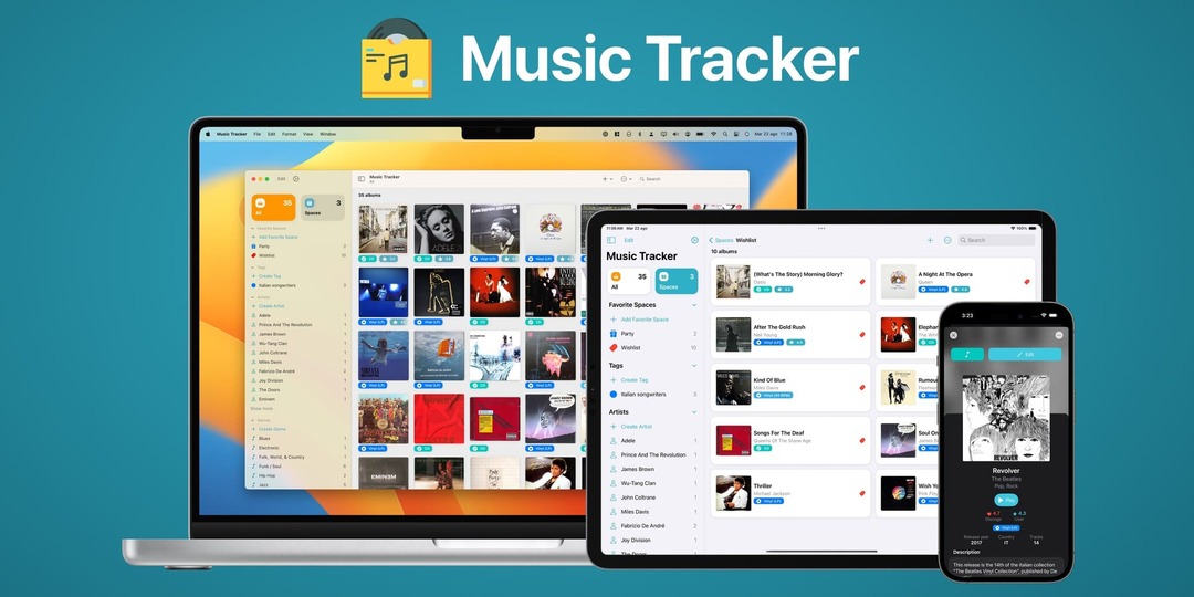 Cele mai bune widget-uri iOS 17 - Music Tracker