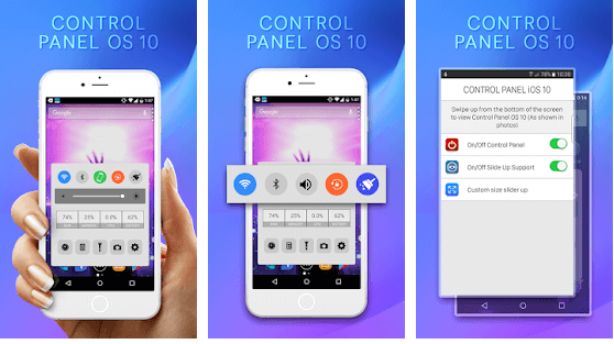 नियंत्रण कक्ष - Android के लिए Apple iPhone लॉन्चर