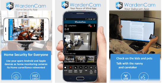 กล้องรักษาความปลอดภัยภายในบ้าน WardenCam