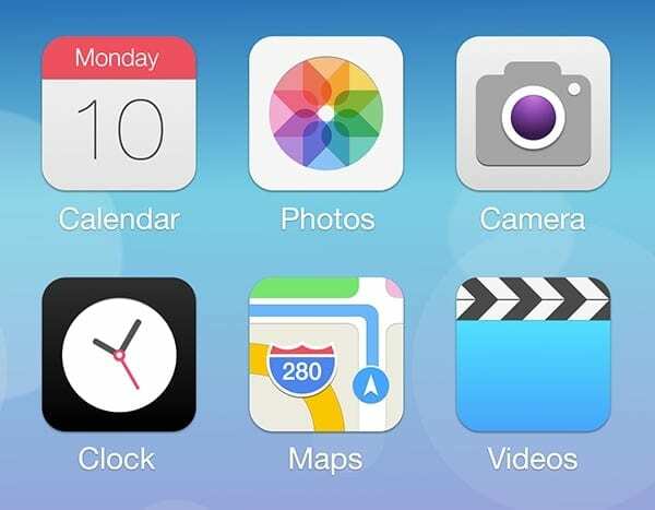 iOS 10 동적 아이콘