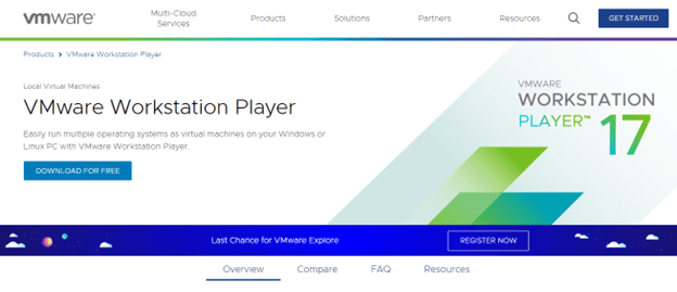 เครื่องเล่นเวิร์กสเตชัน VMware