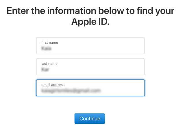 Nástroj na kontrolu Apple ID 