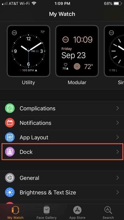 Watch-App auf dem iPhone