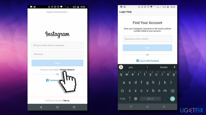 Utiliser le centre d'aide Instagram