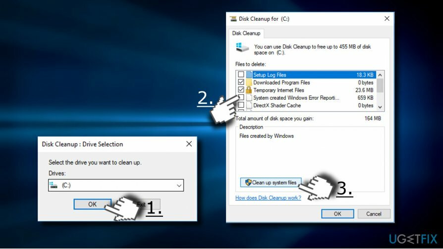 Χρησιμοποιήστε το Disk Cleanup Utility