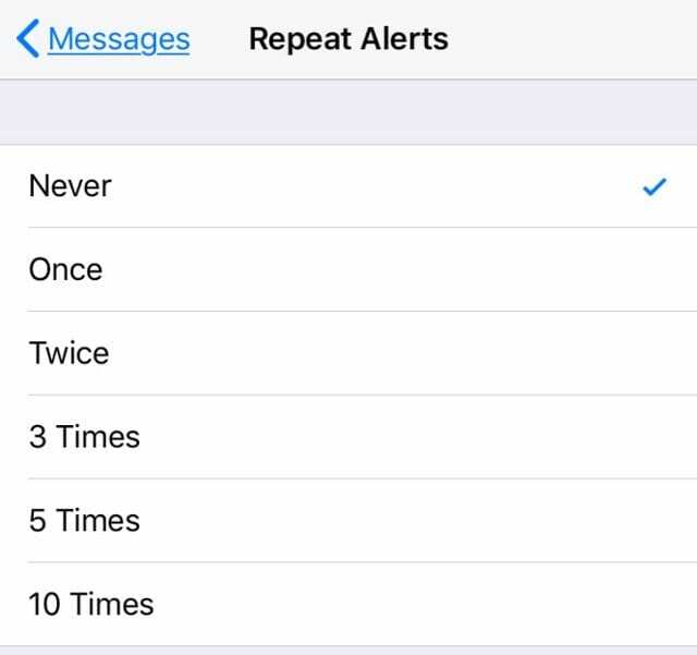 Üzenetek és iMessage problémák megoldása iOS 11 rendszerben